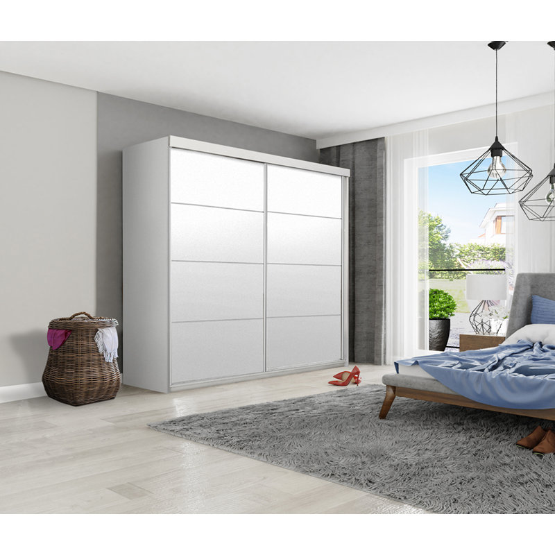 Maleeny Solid + Manufactured Wood Wardrobe, White