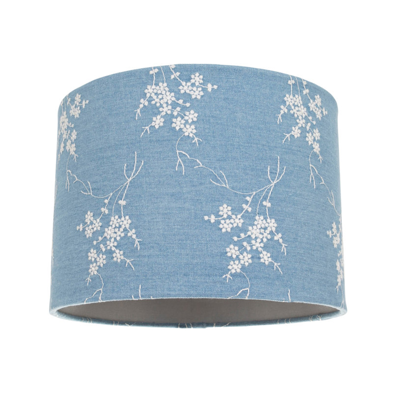 18cm H Silk Drum Lamp Shade ( Screw On )
