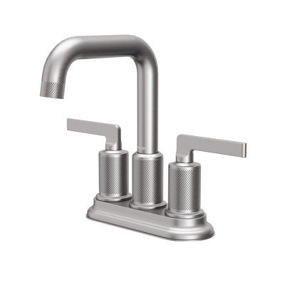 Karran 2-Handle 4-Inch Centerset Bathroom Faucet with Matching Pop-up Drain