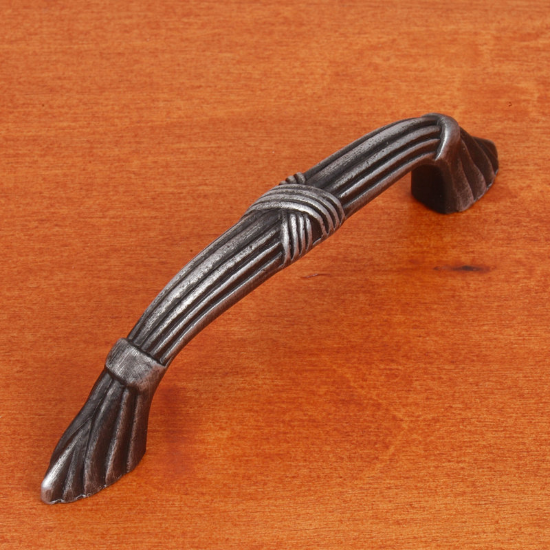 CP Series 3 1/2" Center to Center Arch Pull, Distressed Nickel, 3"