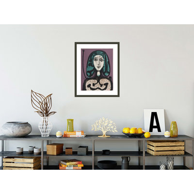 «Woman with Hairnet» par Pablo Picasso, impression giclée sur cadre