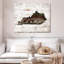 Kentucky Home Map sur impression sur toile-1657869458