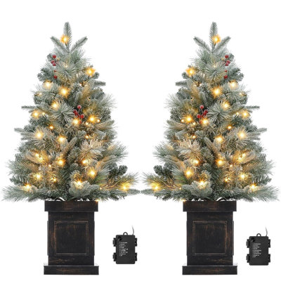 3' H Lighted Artificial Christmas Tree