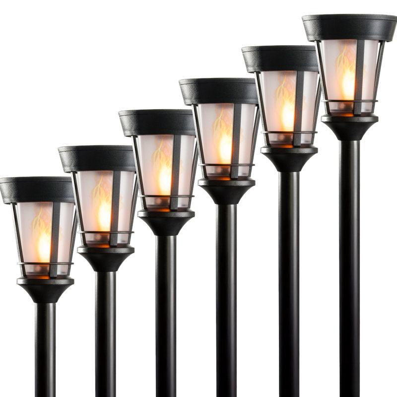 Torche solaire Classic Flame - paquet de 4, Ensemble de 6