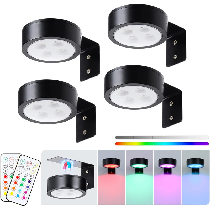 3.35'' Dimmable Wall Mount Picture Light with Remote