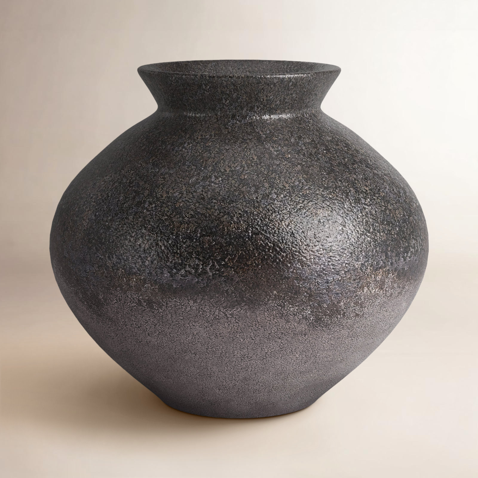 Donia Handmade Terracotta Table Vase, 8.25" H x 9.5" W x 9.5" D