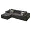 Canapé modulaire modulaire à 3 places avec méridienne, canapé en fausse fourrure, canapé-lit moelleux sans assemblage avec accoudoirs larges et 4 coussins décoratifs pour le salon ou l’appartement-293919738