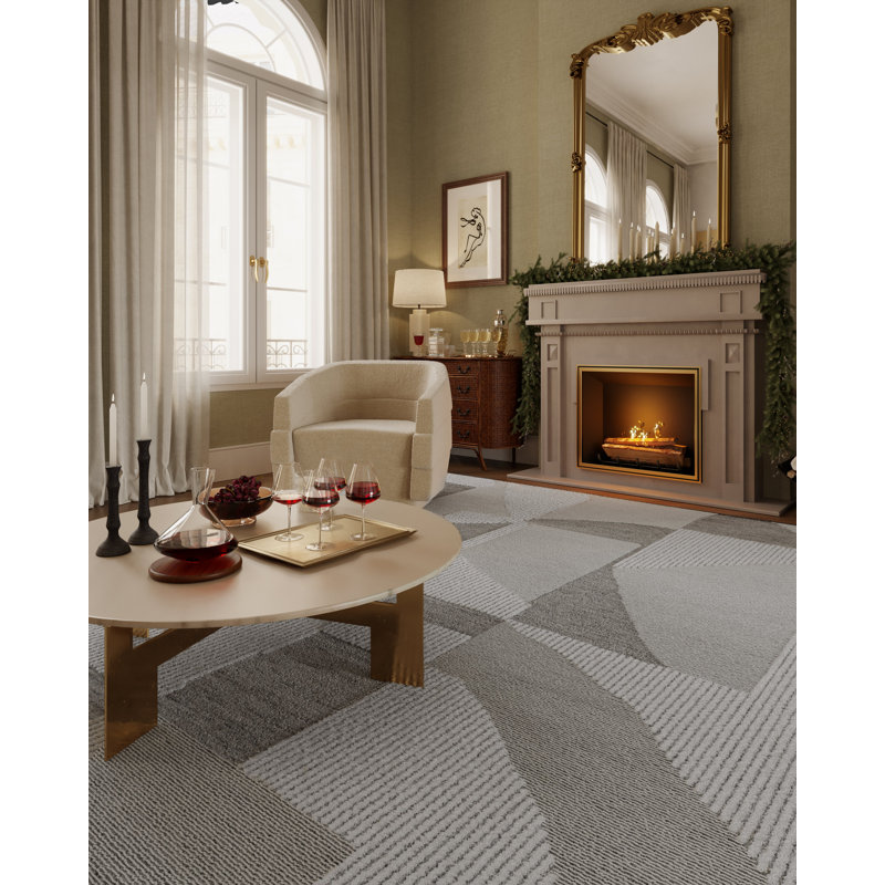 Zia - Slate, Rectangle 6' x 9'