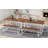 6-Piece Dining Set with Table, Four Chairs, and Bench-660527501-660527508