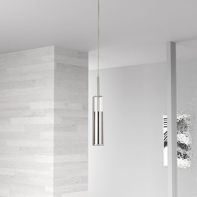 Luminaire suspendu cylindrique à DEL Luna