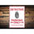 Detective Parking Aluminum Sign-59129143