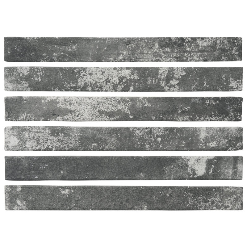 Bantry 1.88 In. X 17.71 In. Matte Porcelain Floor And Wall Tile (8.28 Sq. Ft. / Case), Dark Gray