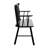 Classic Windsor Bench Black with Armrest