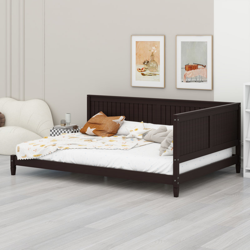 Wood Daybed/Sofa Bed, Full, Espresso