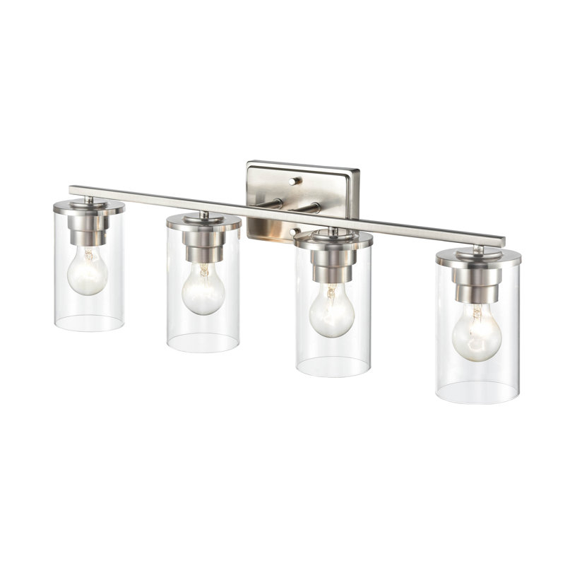 Aibhilin 4 - Light Dimmable Vanity Light, Silver