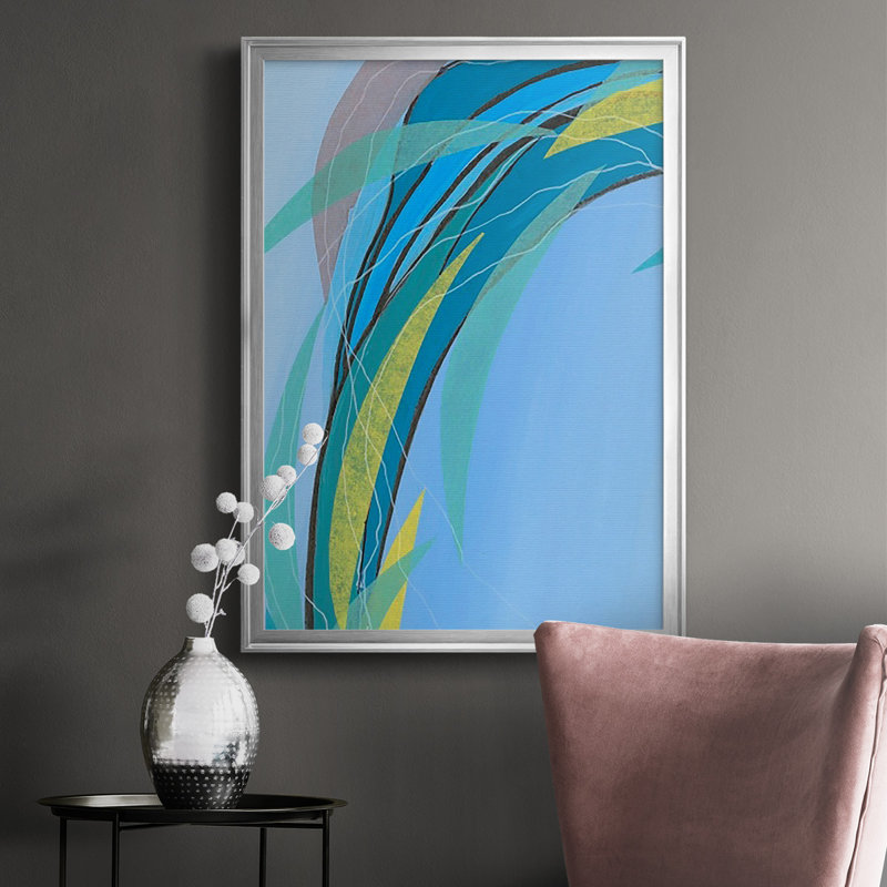 «Circ circulation Flow III», reproduction encadrée de qualité supérieure - prête à être accrochée, H 42,5 po x l 30,5 po