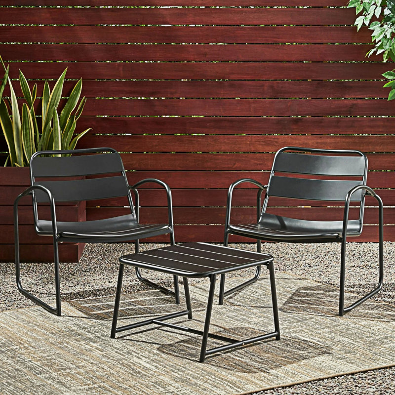 3PC Chat Set, Matte Black