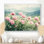 Ginamarie pivoines dans les hautes prairies II - pivoines, art mural pour le salon