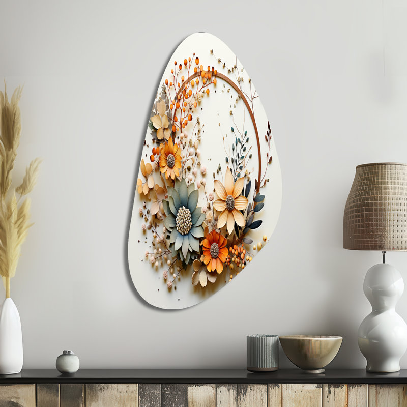 Uriah - Couronne décorative murale en forme de couronne, H 39 po x l 21 po
