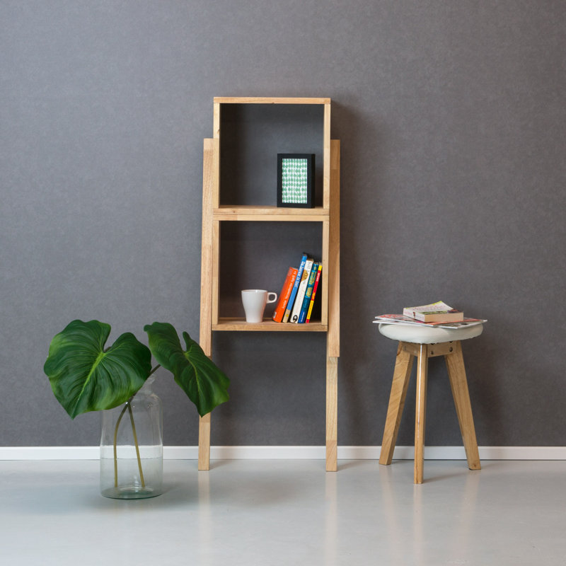 36.5cm W Solid Wood Shelving Unit
