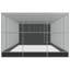 216cm Steel Floor Bird Cage