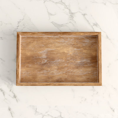 Plateau de service en bois Iredell
