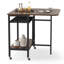 Extendable Dining Table with Iron Base