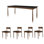 Rectangular family dining table