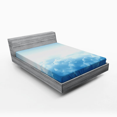Drap-housse en microfibre Clouds