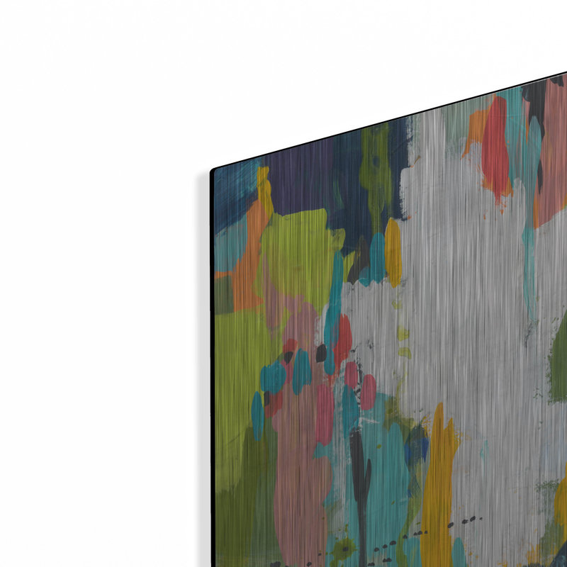 Ivy Bronx «Summer Field» par Jan Weiss, art mural en métal, H 16 po x l 12 po