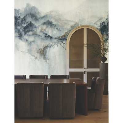 Mystic Overlook Blue Wall Mural