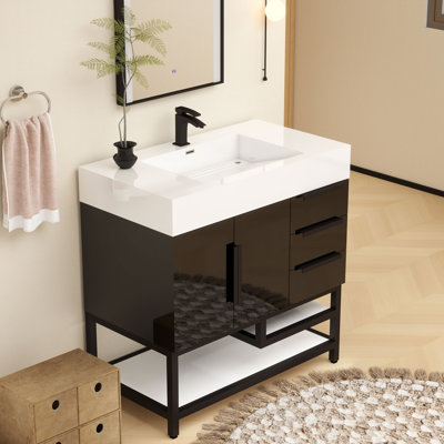 35.5'' Single Bathroom Vanity Base Only