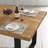 Beckner Teak Solid Wood Top Dining Table