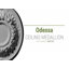Endurathane Odessa Ceiling Medallion, 7 1/2"OD x 3 1/2"ID x 1 1/8"P (Fits Canopies up to 3 1/2"), Two Piece-91695370