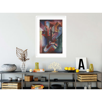 Une autre station (station Andere) par Johannes Molzahn - Reproduction giclée encadrée
