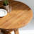47.2" Solid Wood Round Dining Table
