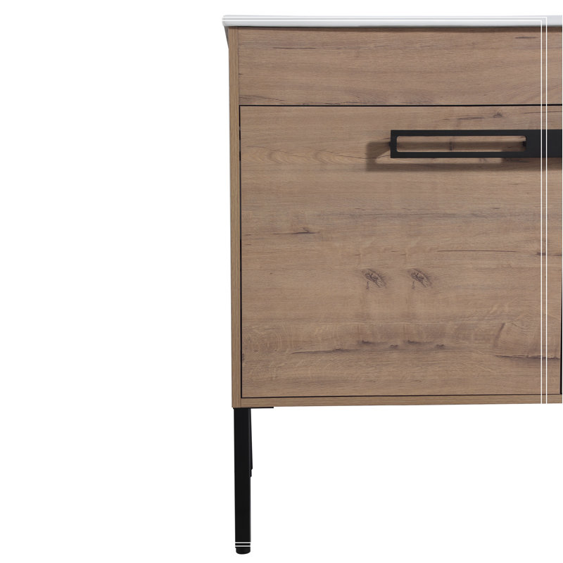Meuble-lavabo de 36 pouces avec lavabo, meuble-lavabo sur pied ou flottant optionnel