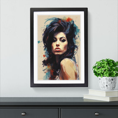 Amy Winehouse Classicism Art - Framed Print