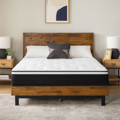 Zinus 8" Medium Euro Top Innerspring Mattress