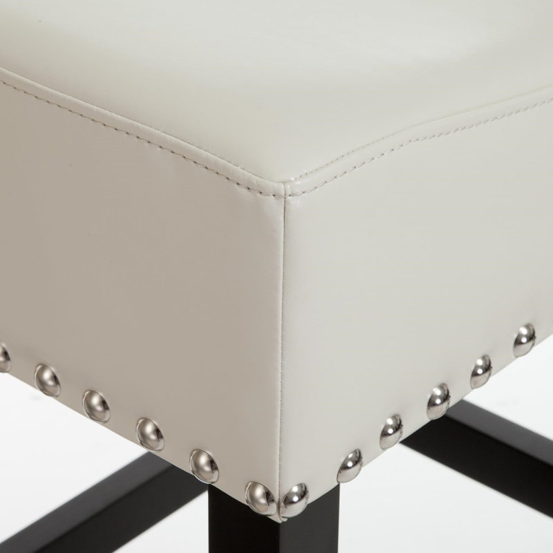 Ensemble de tabourets de comptoir en similicuir de 30 pouces sans dossier, confortable et élégant pour les cuisines et les bars modernes