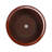 Orange Glossy Ceramic Flowerpots  3 , Modern Planters For Outdoor And Indoor, Heat - With Drainage Feature-105804549