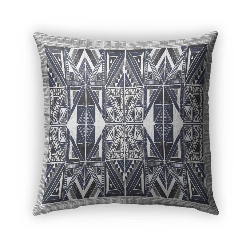  Housse de coussin d'extérieur carré Aztec, 24" X 24"