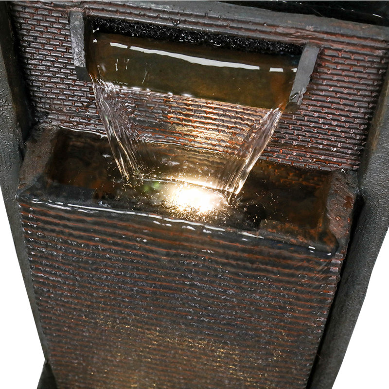 Fontaine de sol avec lumière Dalhart
