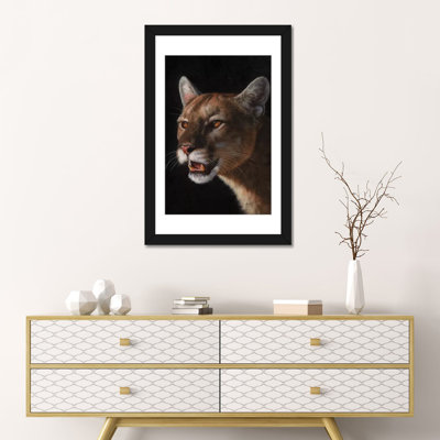 « cougar », impression sur toile
