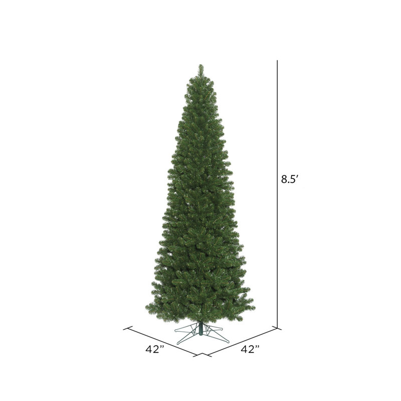 Oregon Fir Slim Artificial Christmas Tree, 8.5' H, Unlit