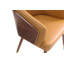 Chaise d'appoint rembourrée en cuir de hêtre Reeva-91028797