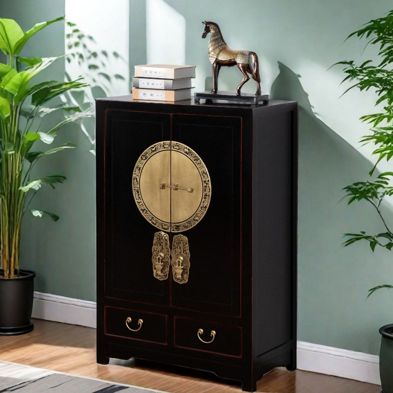 Armoire de rangement pour chaussures en bois massif 16 paires