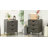 Patio PE Rattan Storage Cabinet, Wicker Pool Cabinet Organizer, Outdoor Towel Rack For Pool With 3 Drawers, Brown-861553717