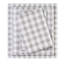 Ensemble de 4 draps imprimés à carreaux gris à chevrons-130427499