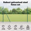 Hexagon Fence Green Steel-1239801286